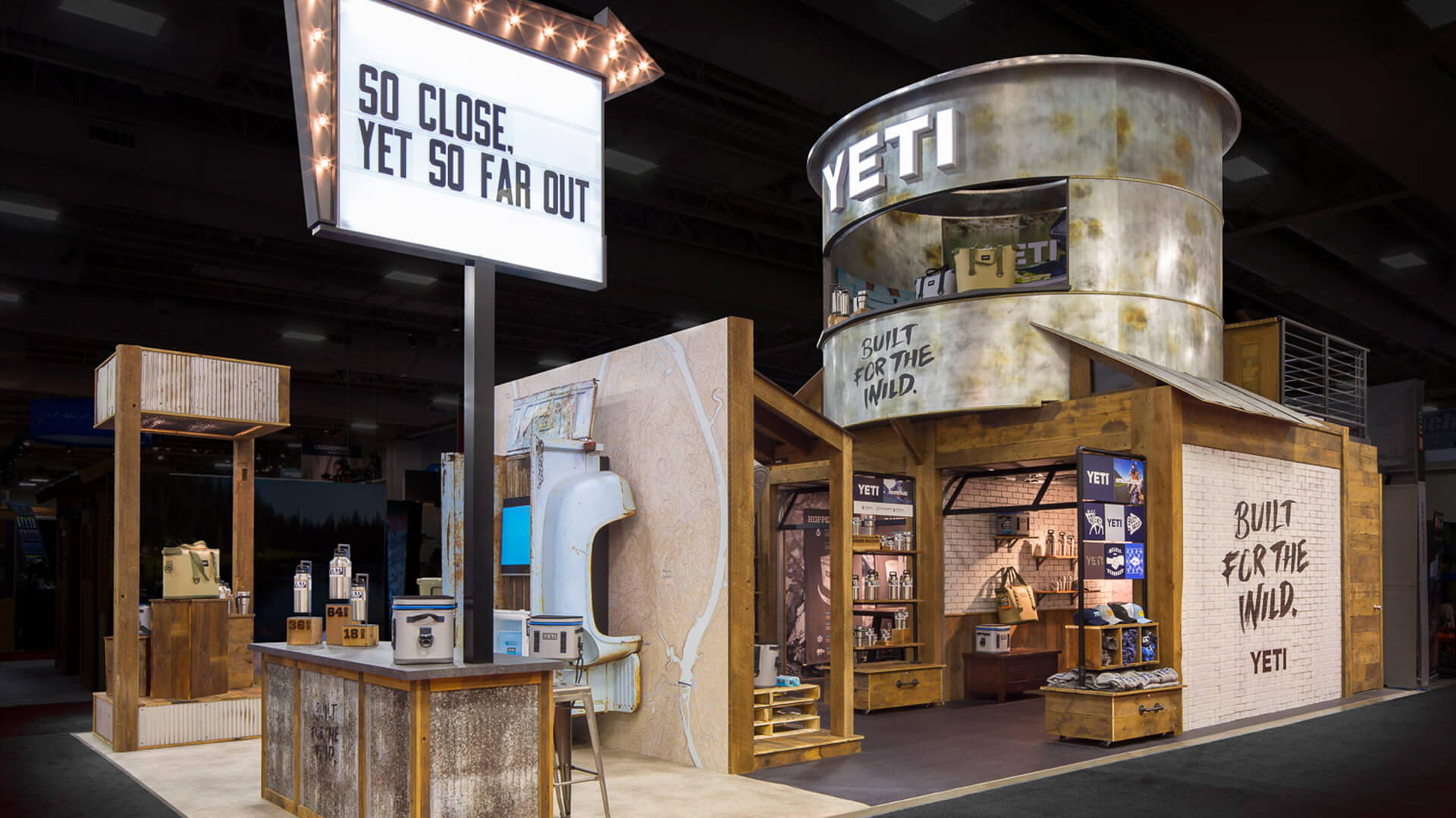 YETI Coolers' Custom Exhibit for Outdoor Retailer Condit