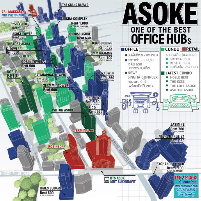 MapAsokeREMAXCondoDee CondoDee Eternal Property