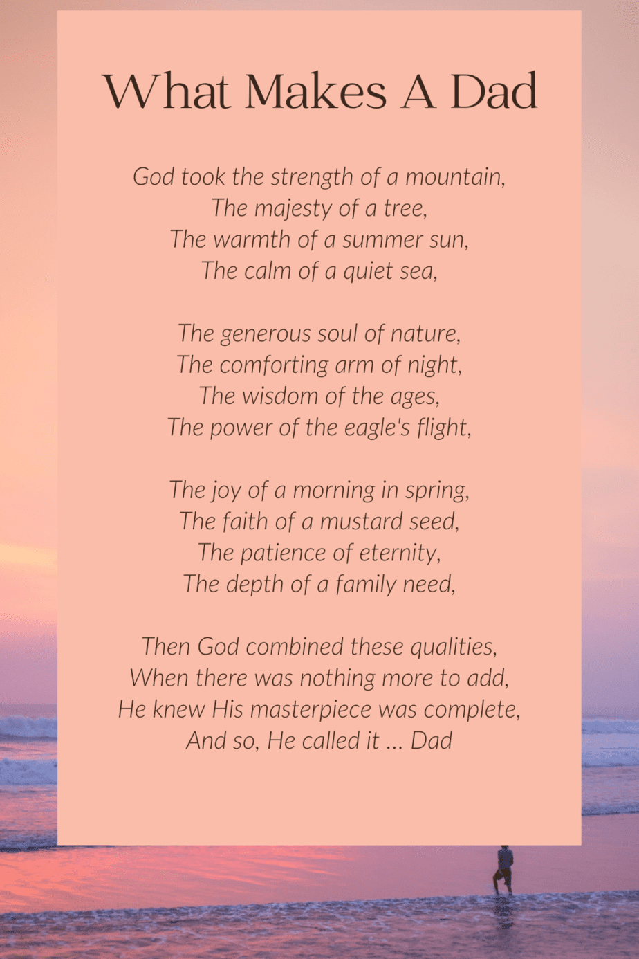 21+ Funeral Poems for Dad In Loving Memory