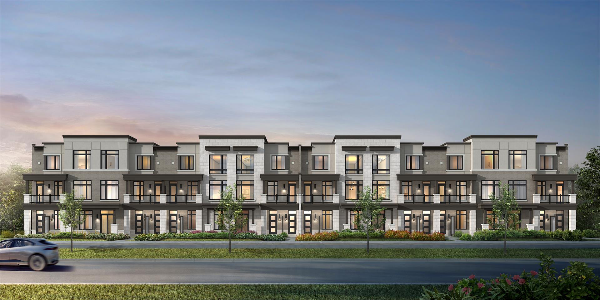 NuTowns New Pickering Townhomes Condo Lobby
