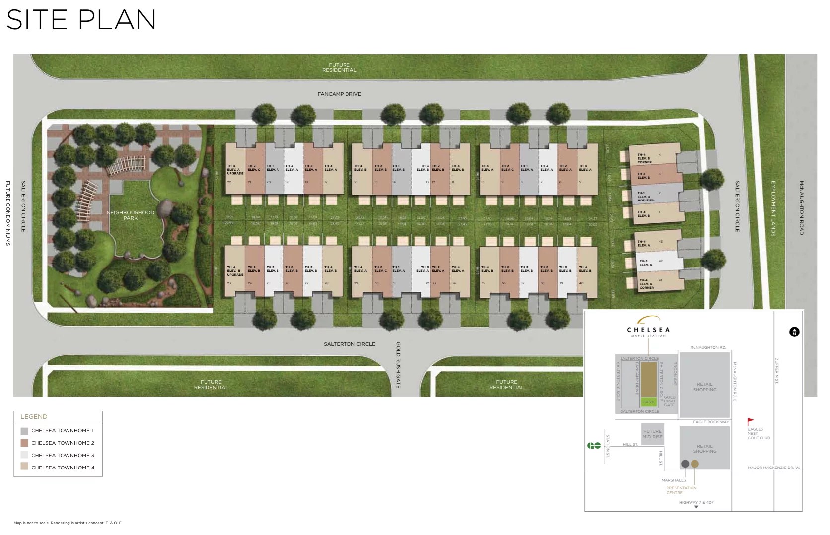 Chelsea Maple Townhomes Keele & Major Mackenzie Vaughan