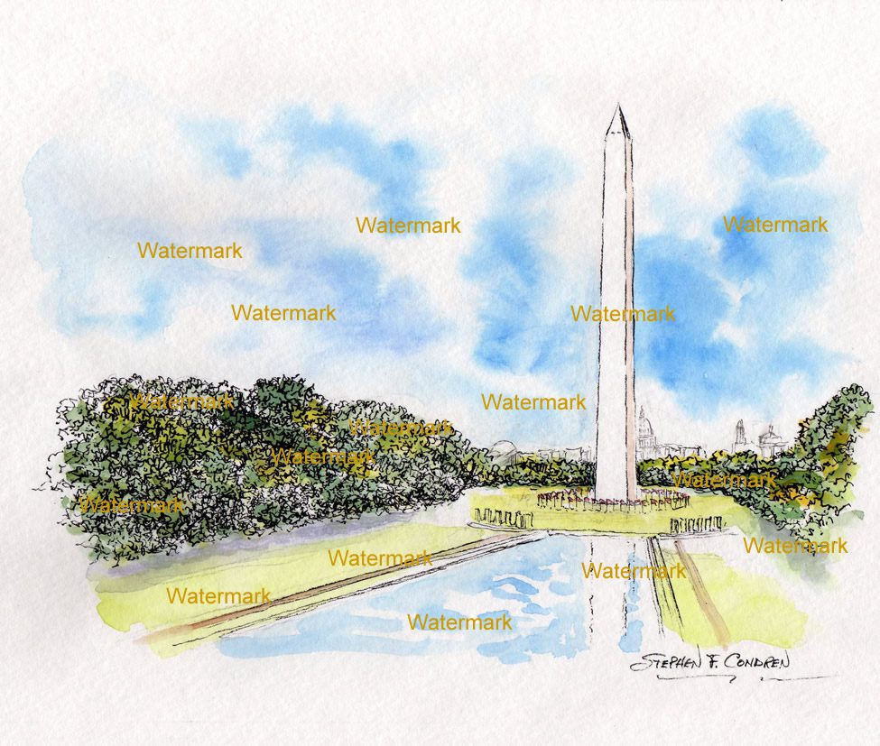 Washington Monument Drawing