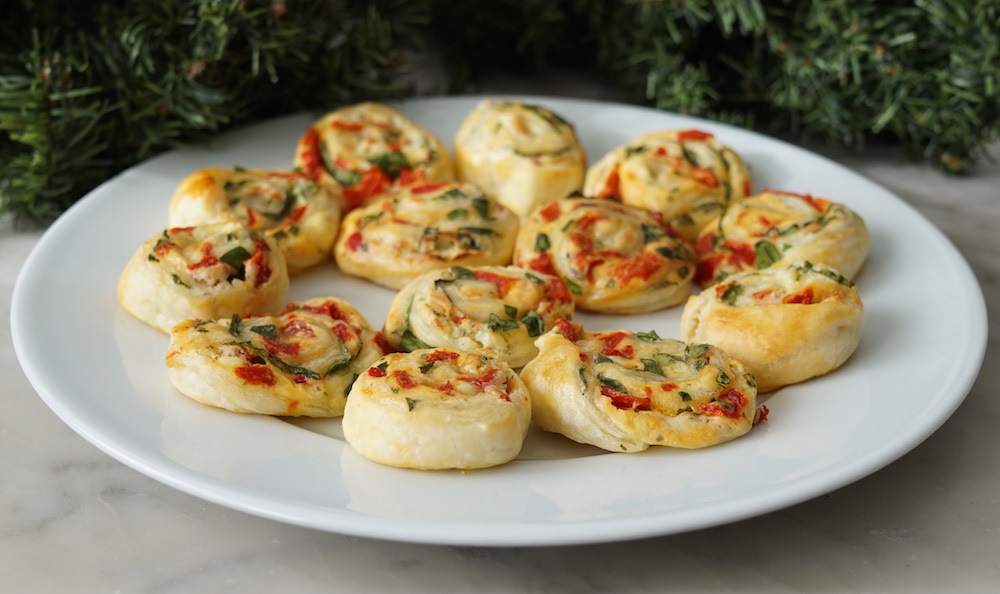 Roasted Red Pepper & Herb Pinwheels Conebella Farm