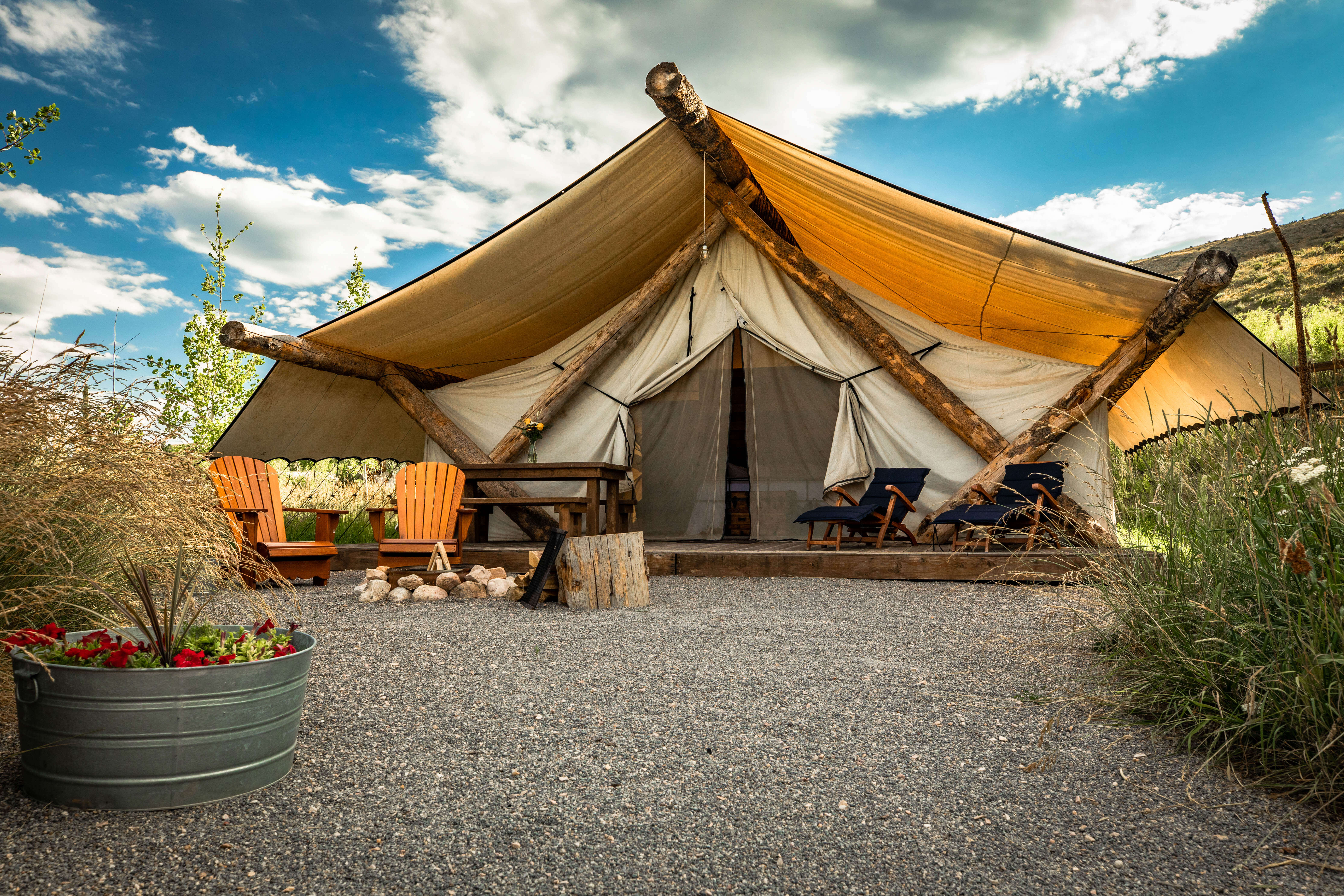 Tents and Wagons Bear Lake Glamping Conestoga Ranch
