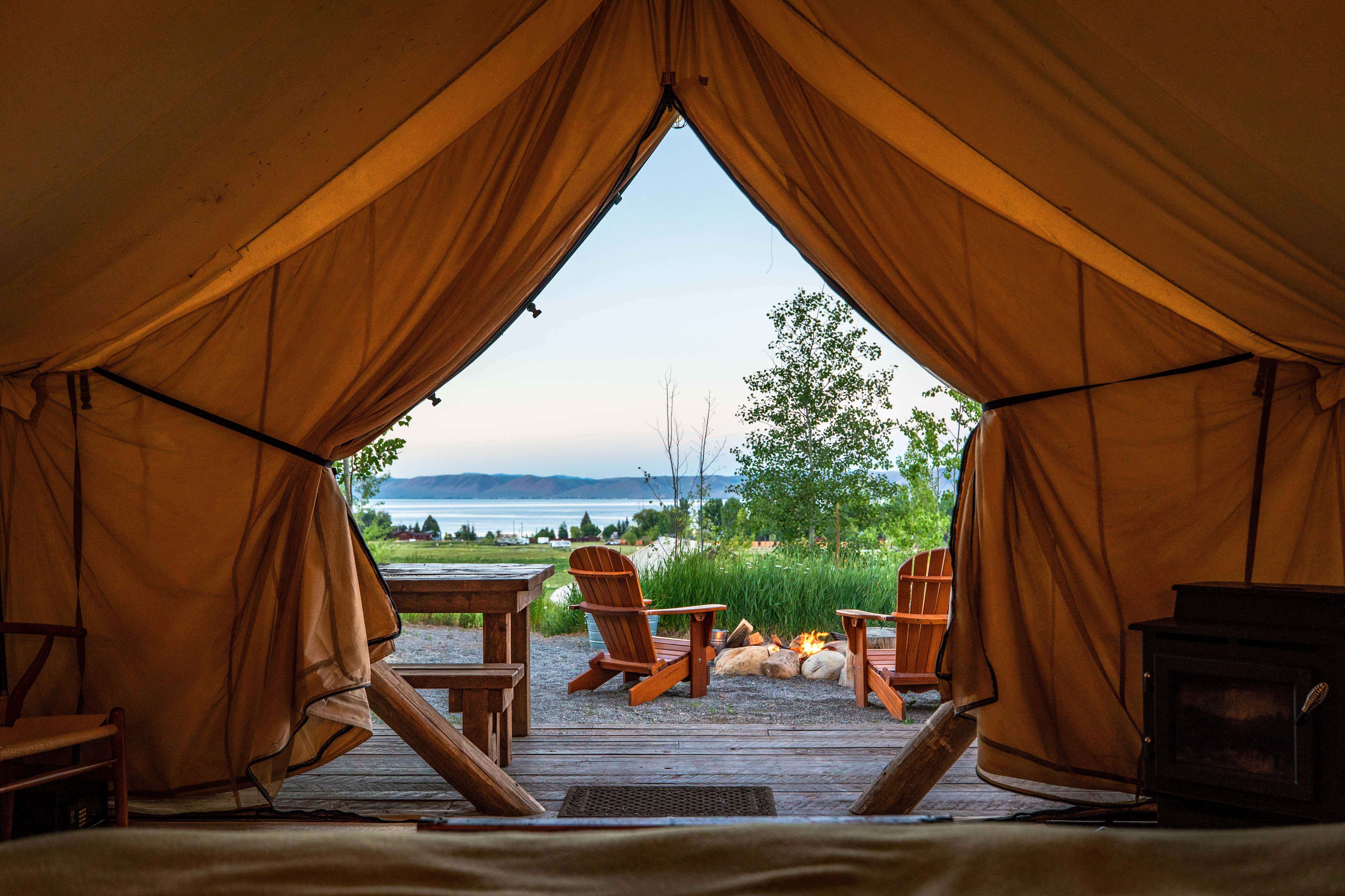 Tents and Wagons Bear Lake Glamping Conestoga Ranch