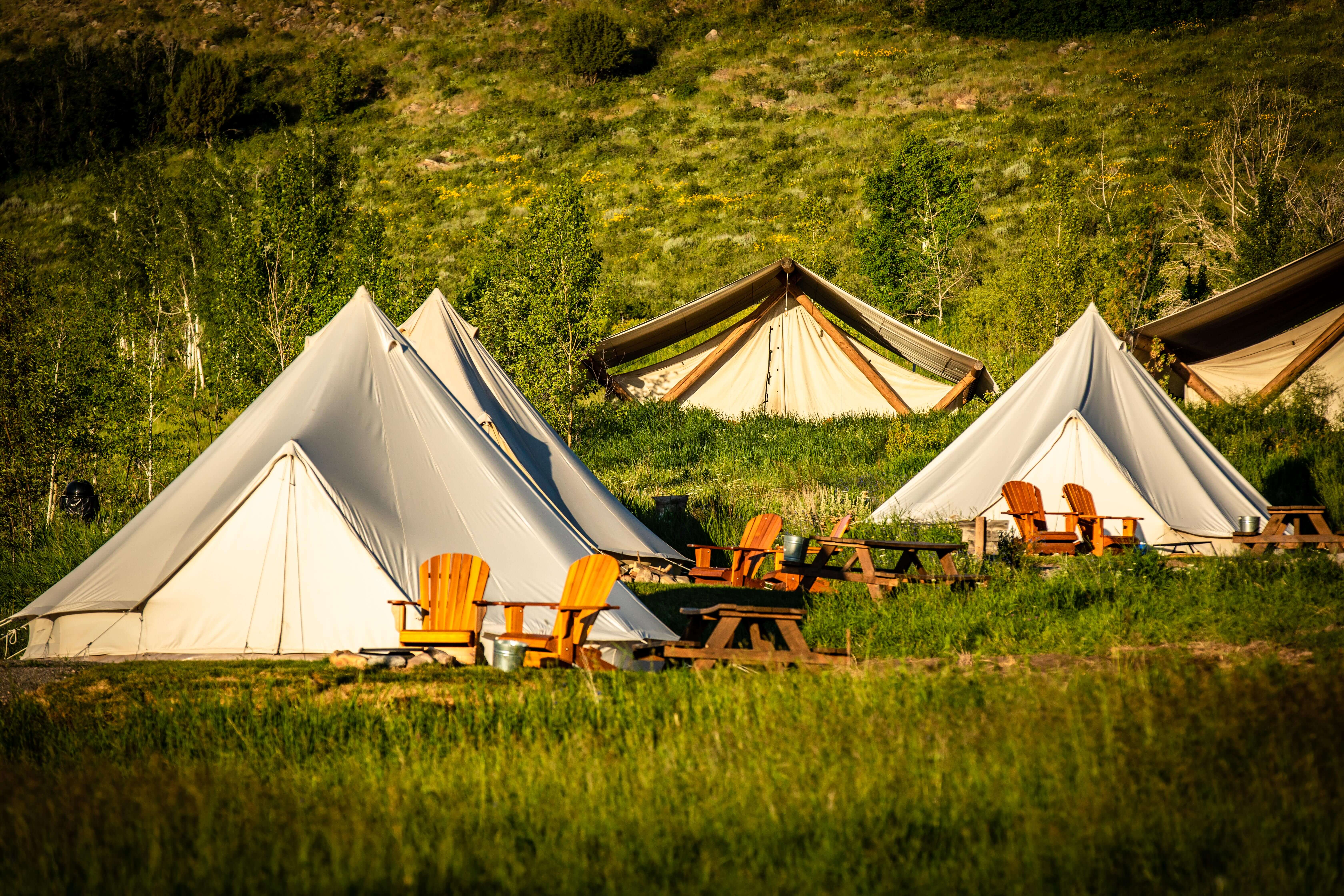 Tents and Wagons Bear Lake Glamping Conestoga Ranch