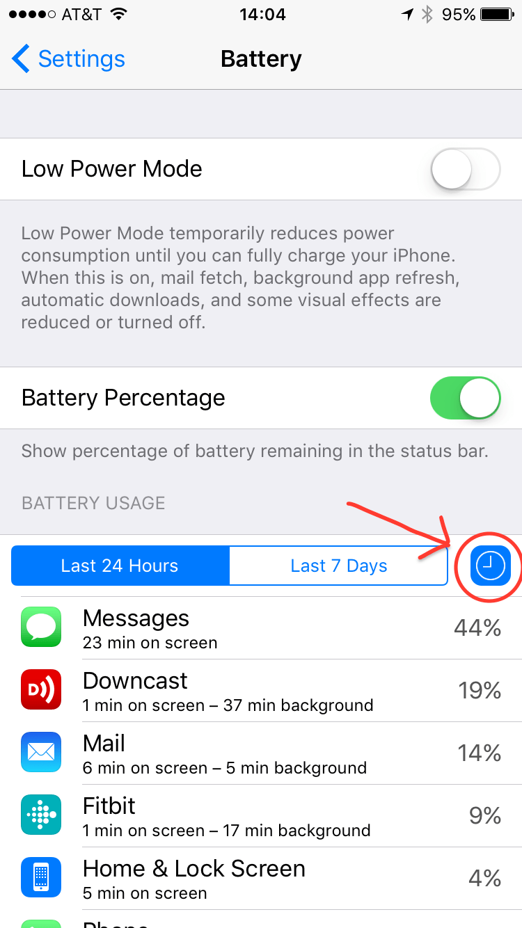 Check your iPhone and iPad Battery Usage for Applications in the
