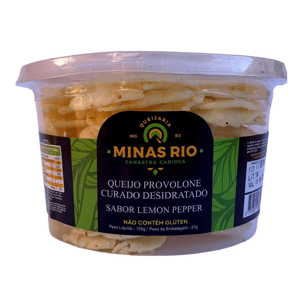 Queijo Provolone Desidratado Lemon Pepper 155g Conexão Minas Rio