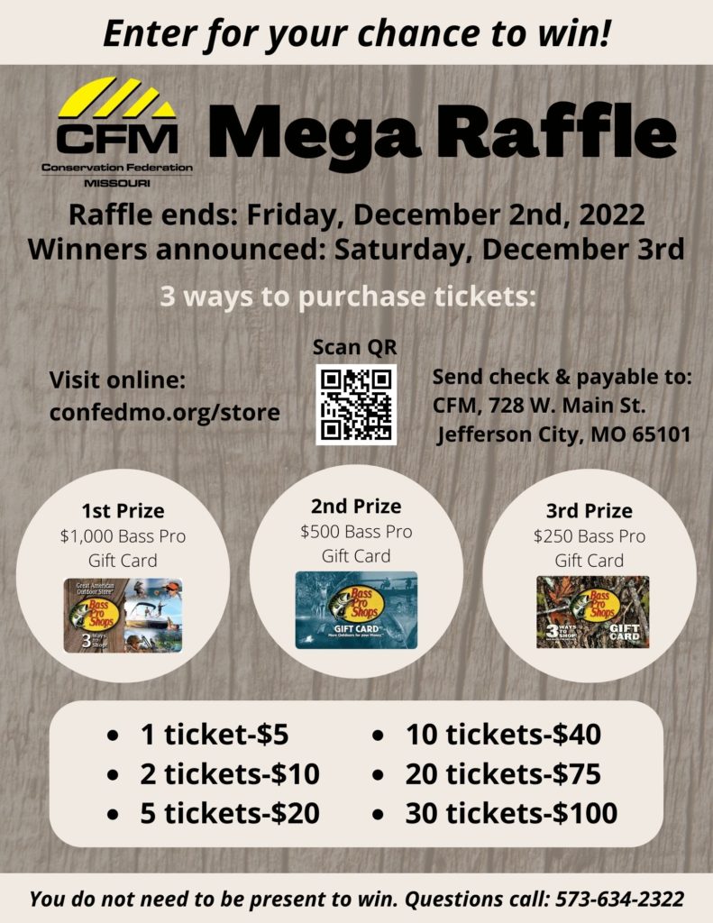Raffle Conservation Federation of Missouri