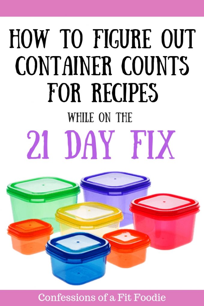 How to Calculate Containers for the 21 Day Fix Confessions of a Fit