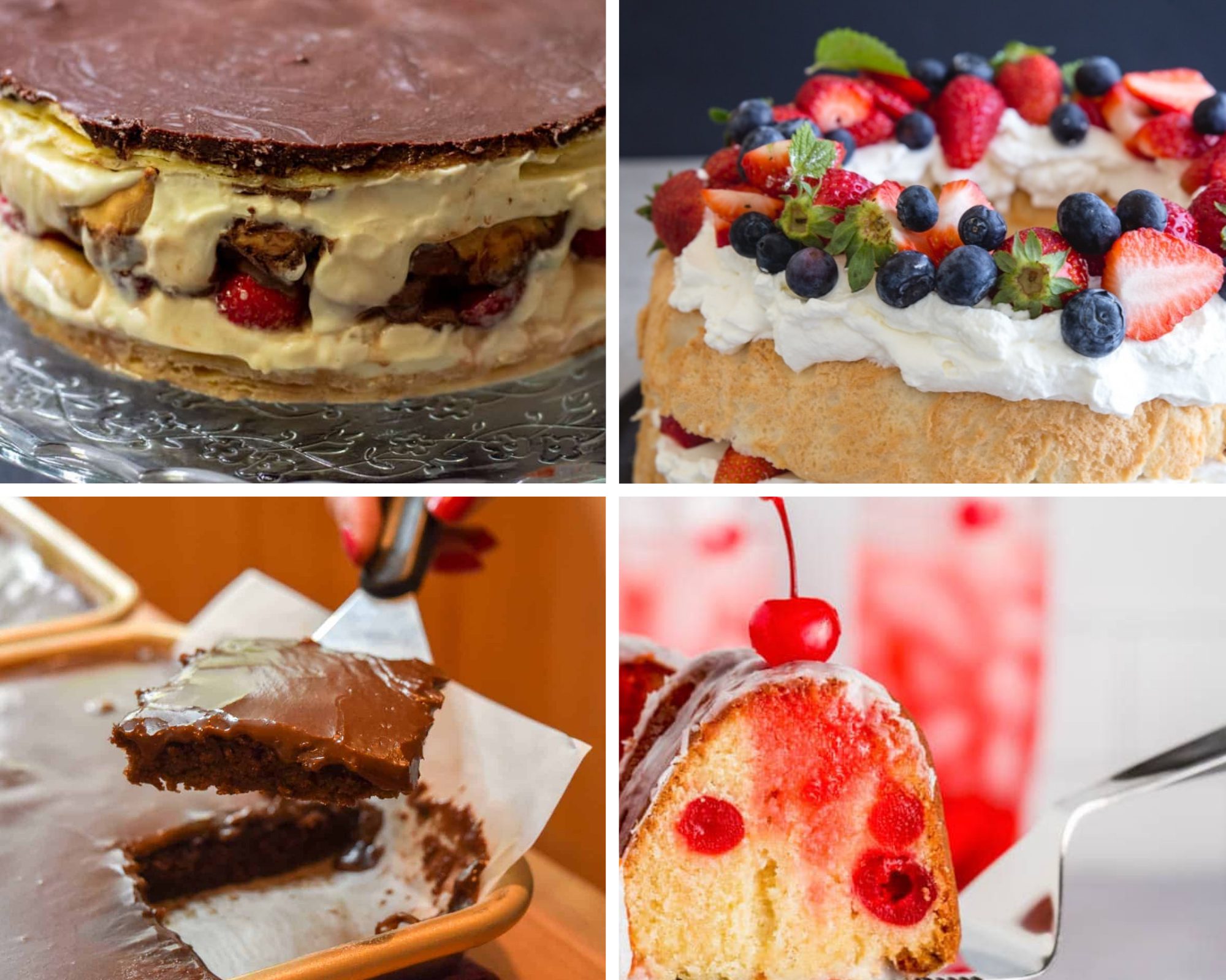 24 Cake Recipes Without Baking Powder