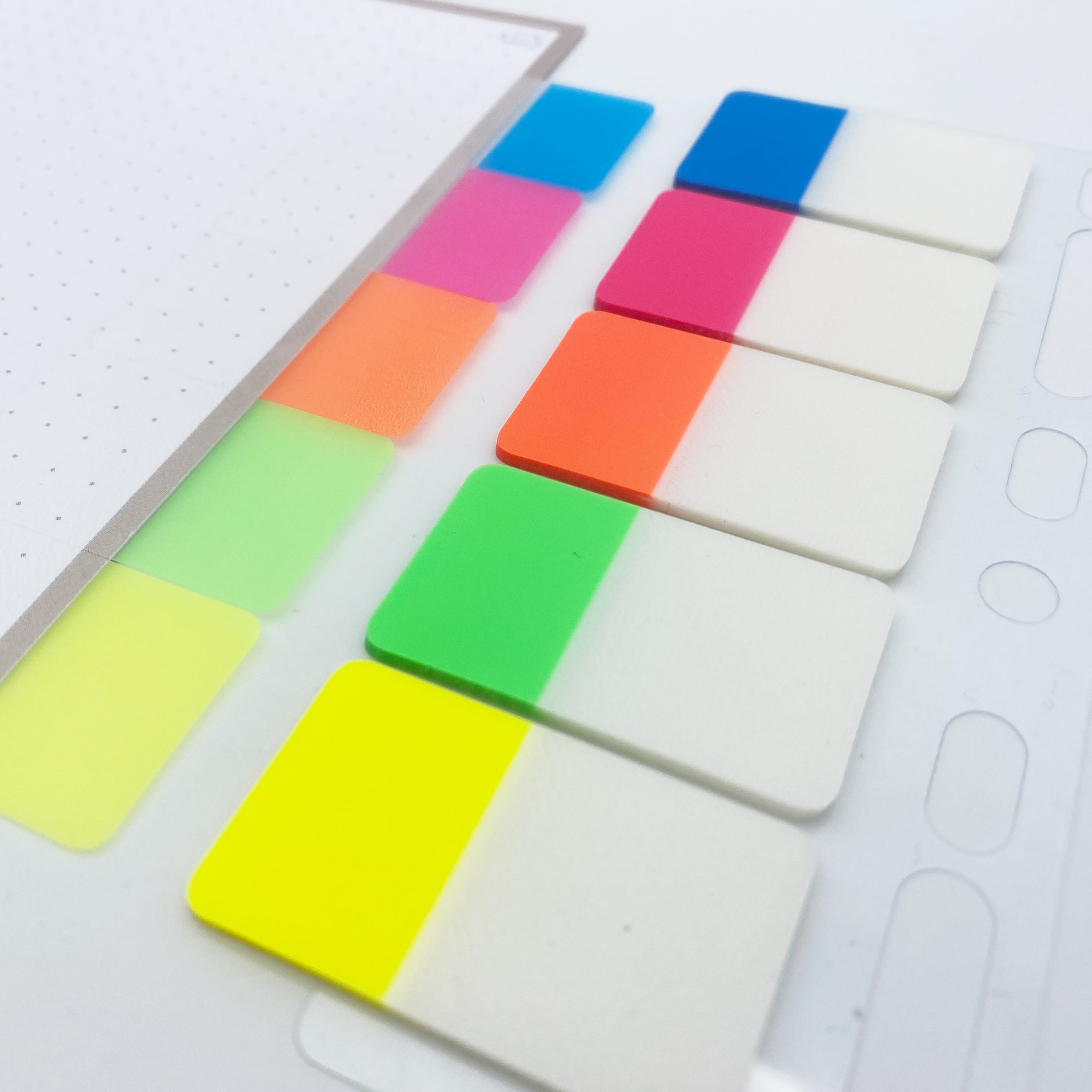 Brunnen StickyTabs Index mit Neon KlebeRegistern