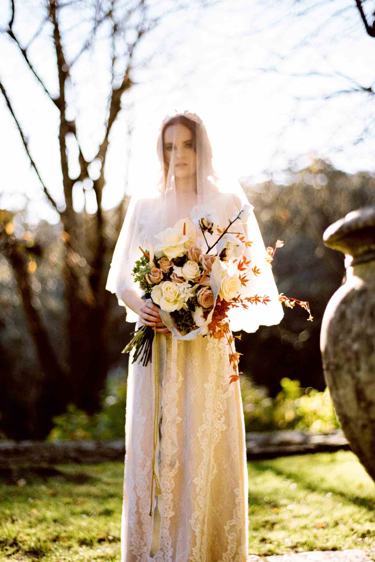 Delicately Autumn Bride Inspiration in the Everglades {Bride La Boheme}