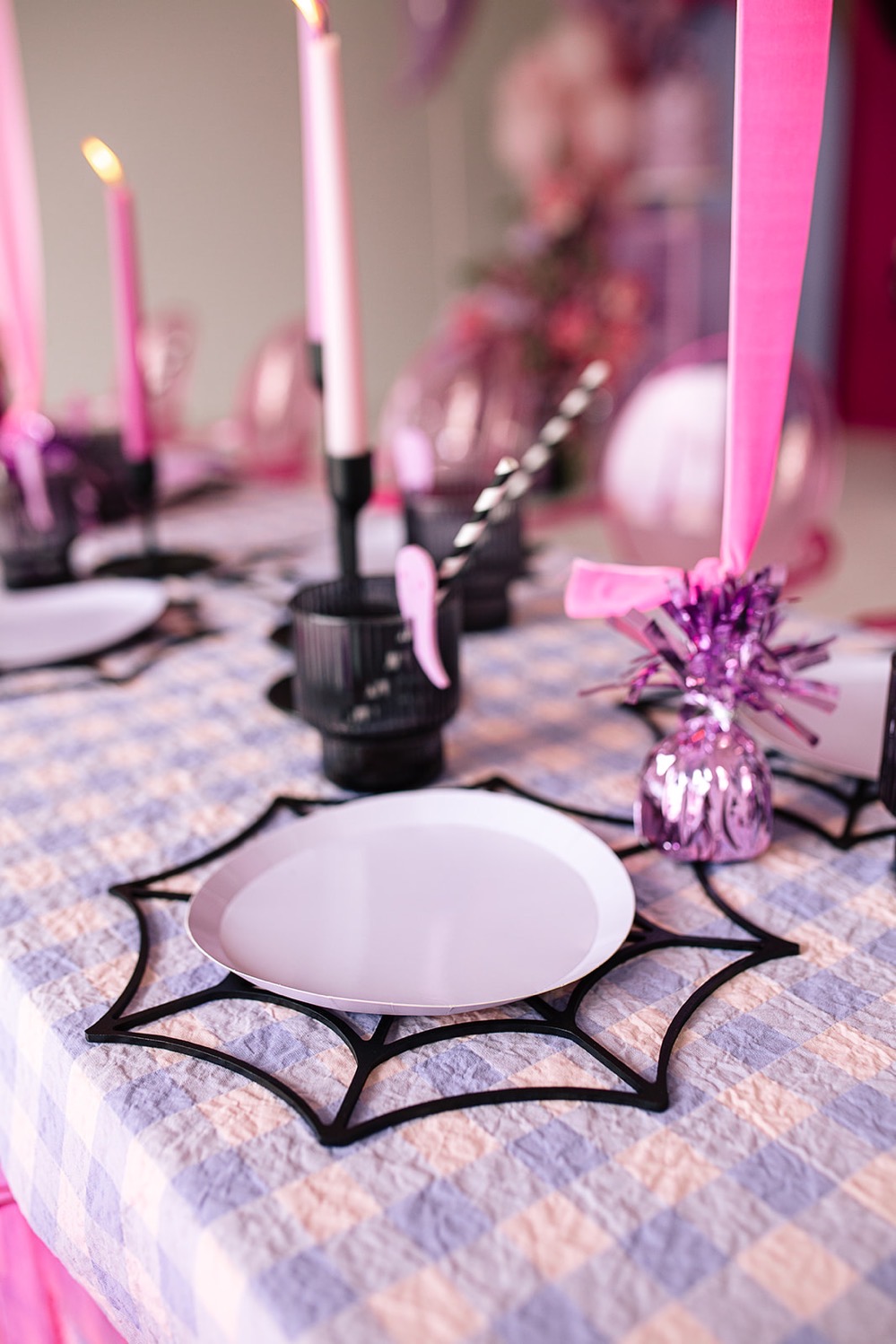 Fab Hot Pink Halloween Confetti Fair