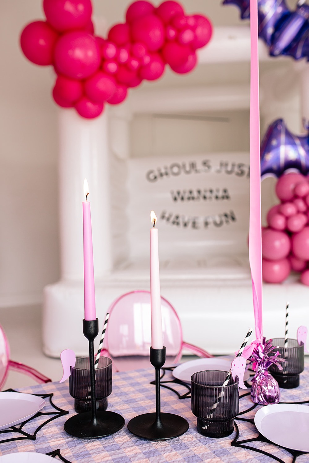 Fab Hot Pink Halloween Confetti Fair