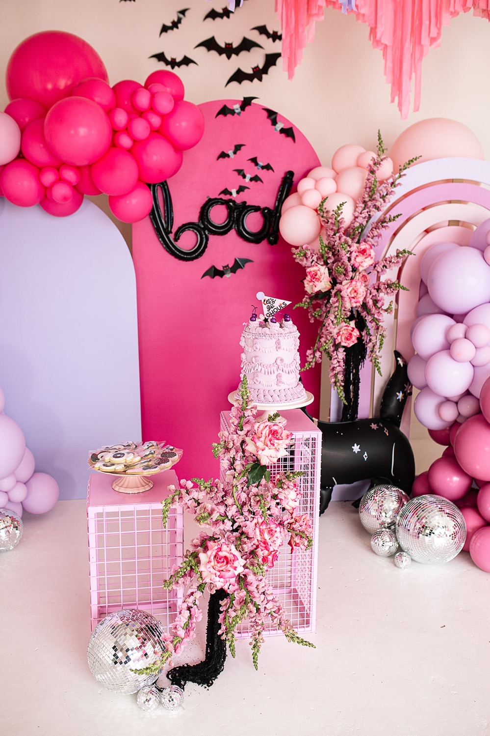Fab Hot Pink Halloween Confetti Fair