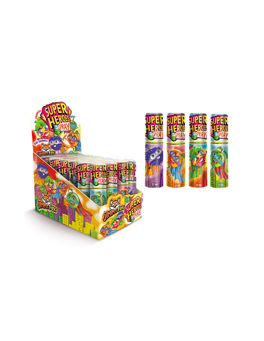 Super Heroes liquid candy