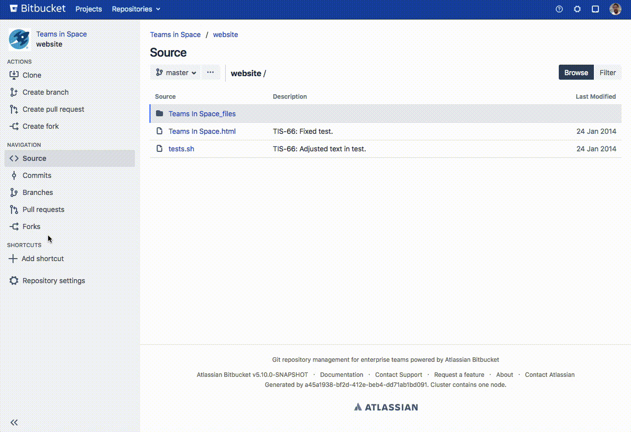 Bitbucket Server 5.10 release notes Bitbucket Data Center 9.0