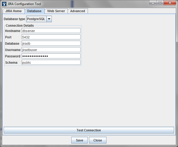 Usar a ferramenta de configuração da aplicação JIRA Atlassian Support
