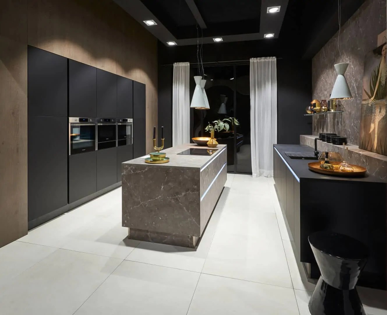 Luxus Küchen in schwarz Conform interior