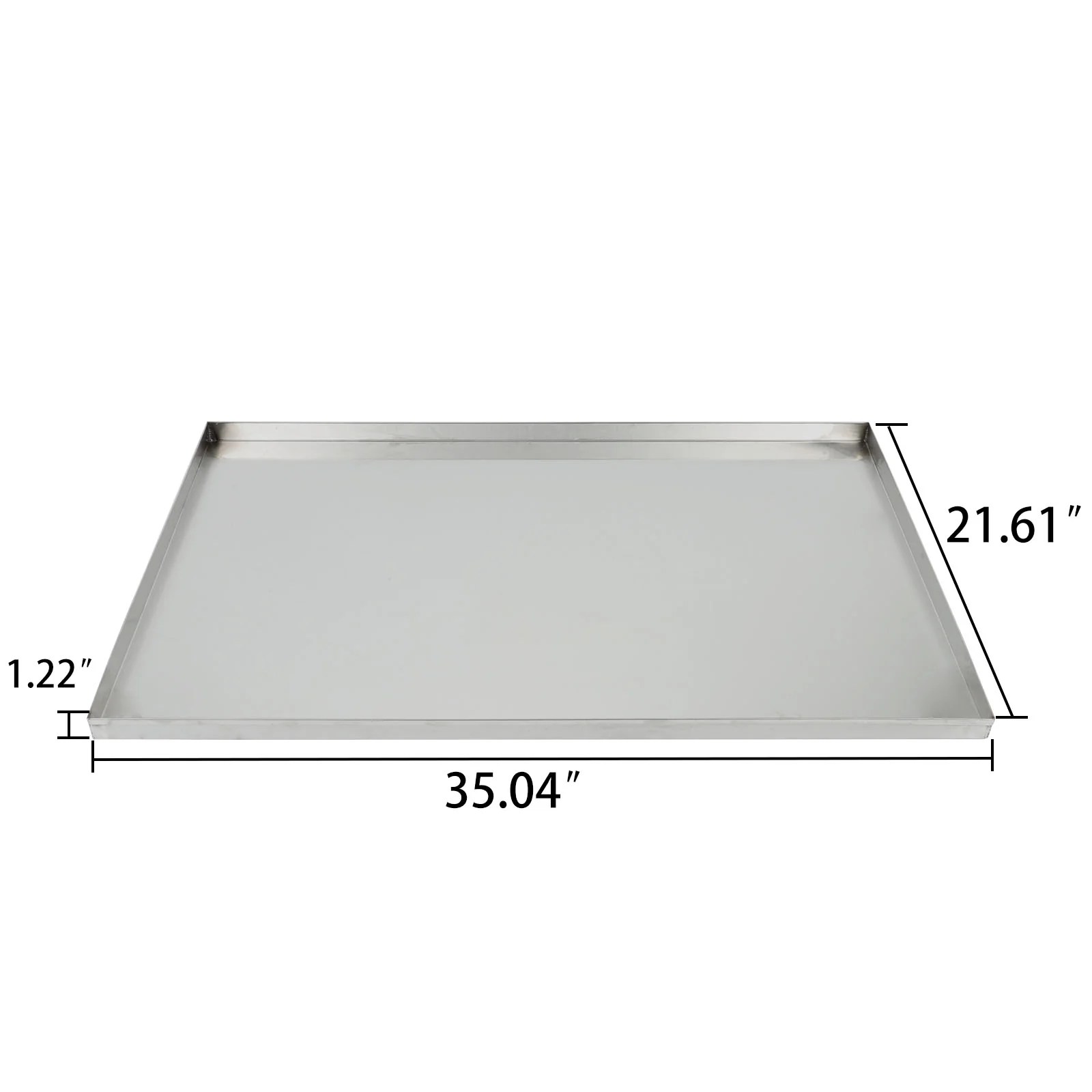confote Stainless Steel Replacement Tray for Dog Crate, ChewProof and