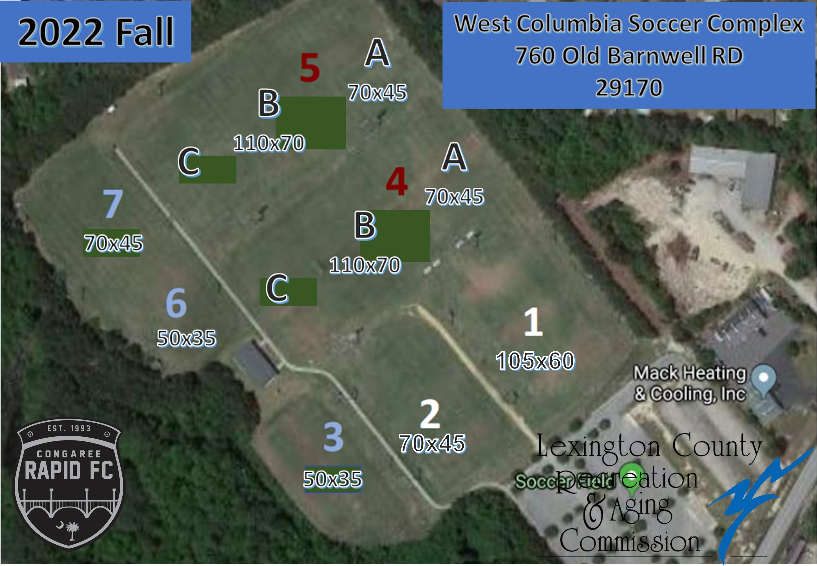 West Columbia Soccer Complex (WCSC) Congaree Rapid FC