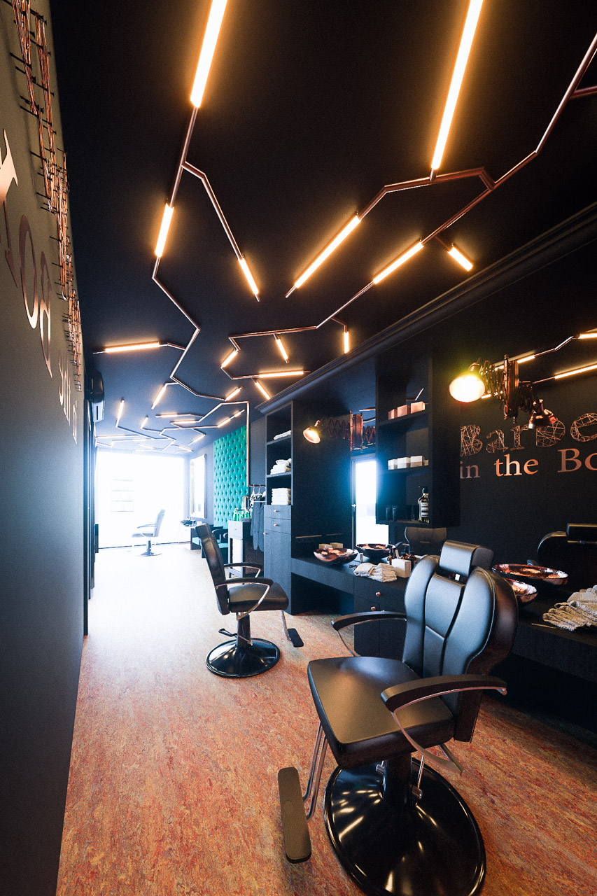 conie.co Barber Shop in a Shipping Container