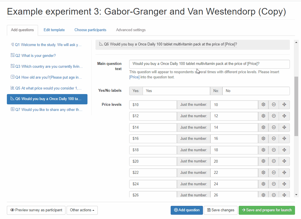 Setting up the display logic for survey questions Conjointly