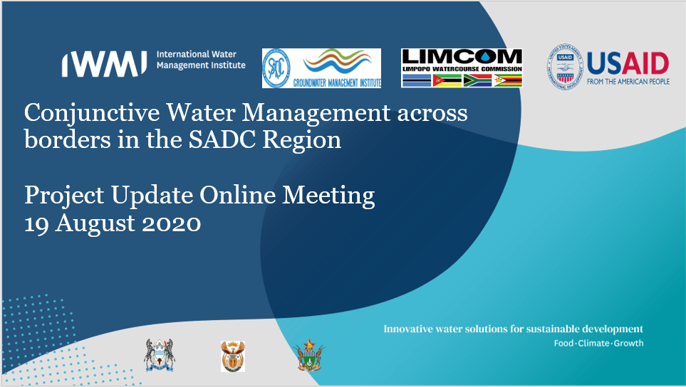 News - Conjunctive water management across borders in SADC