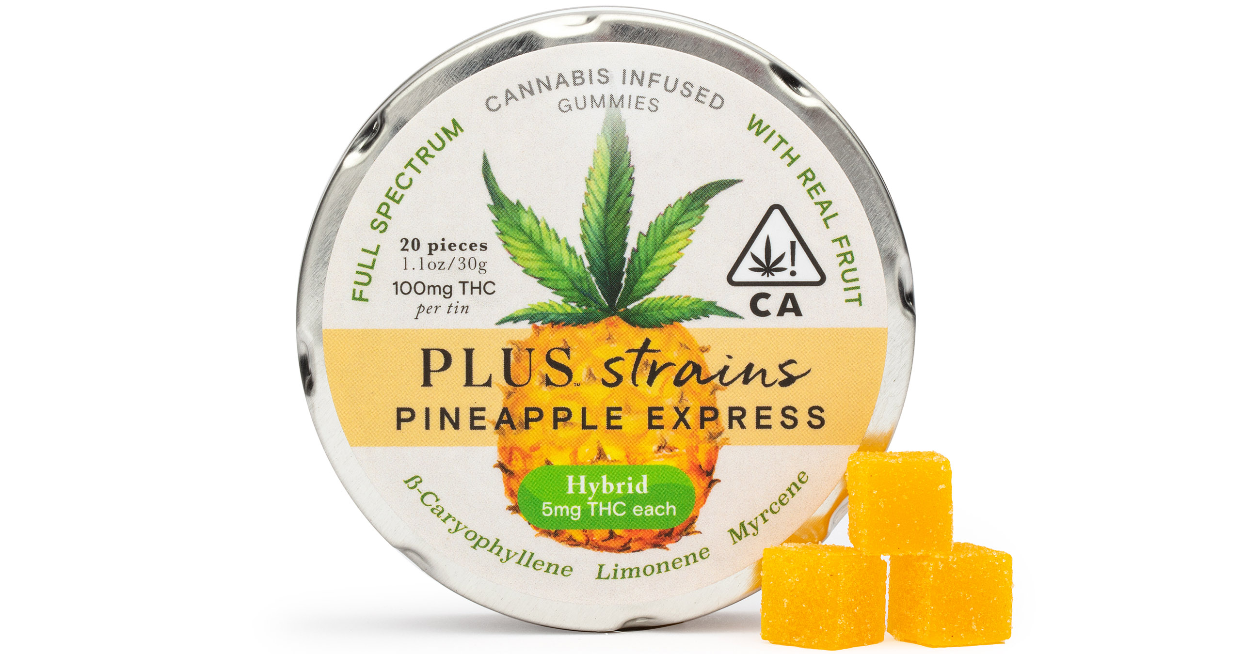 Plus Pineapple Express Hybrid Gummies 100mg San Diego, Vista & Imperial Cannabis