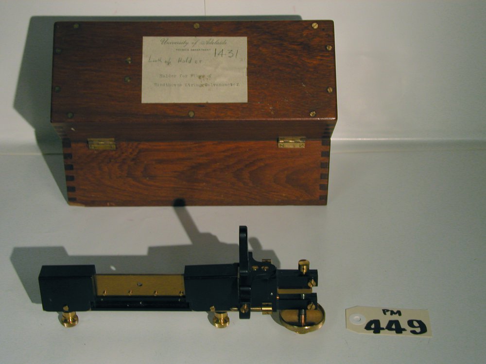 String Galvanometer (part of) Einthoven The University of Adelaide