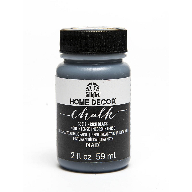 FolkArt Home Decor Chalk Paint Rich Black Connect4Sale