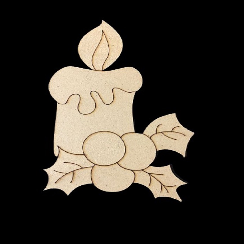 MDF Candle Cut Out Connect4Sale
