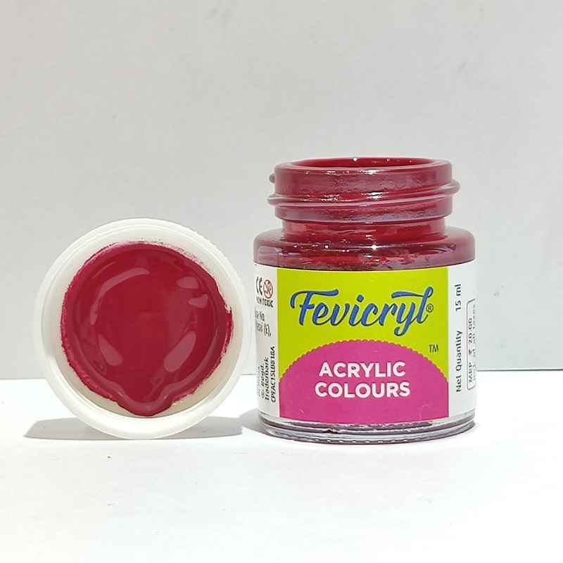 Fevicryl Acrylic Paint Maroon Connect4Sale