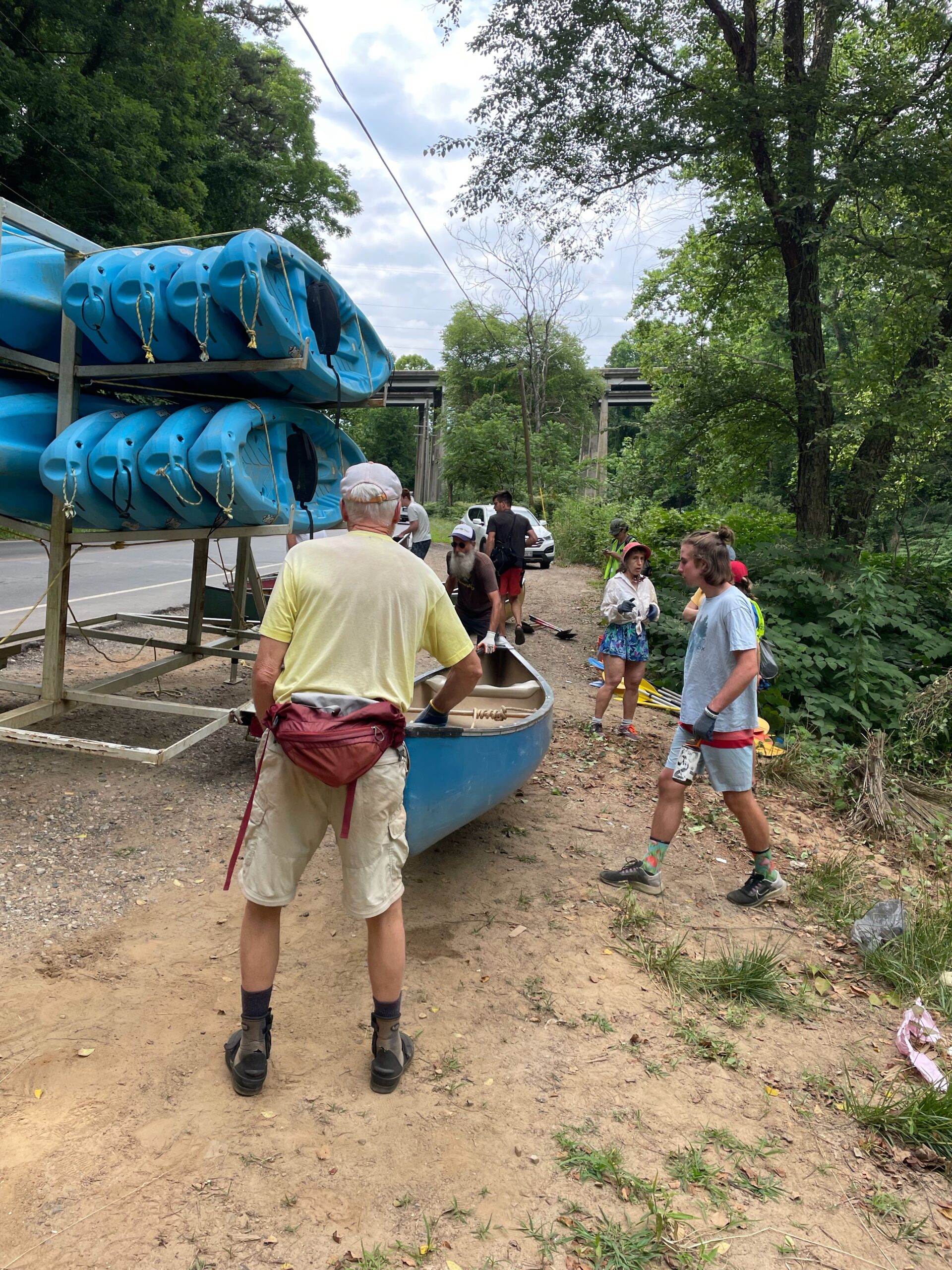 We cleaned up Hominy Creek! County Greenways Connect