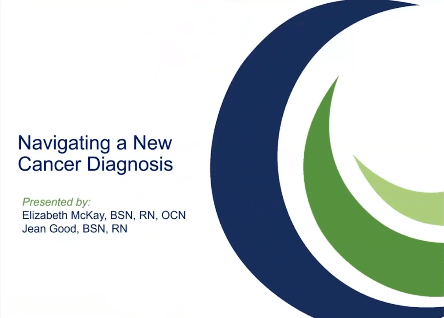 Navigating a New Cancer Diagnosis ConnectCare3