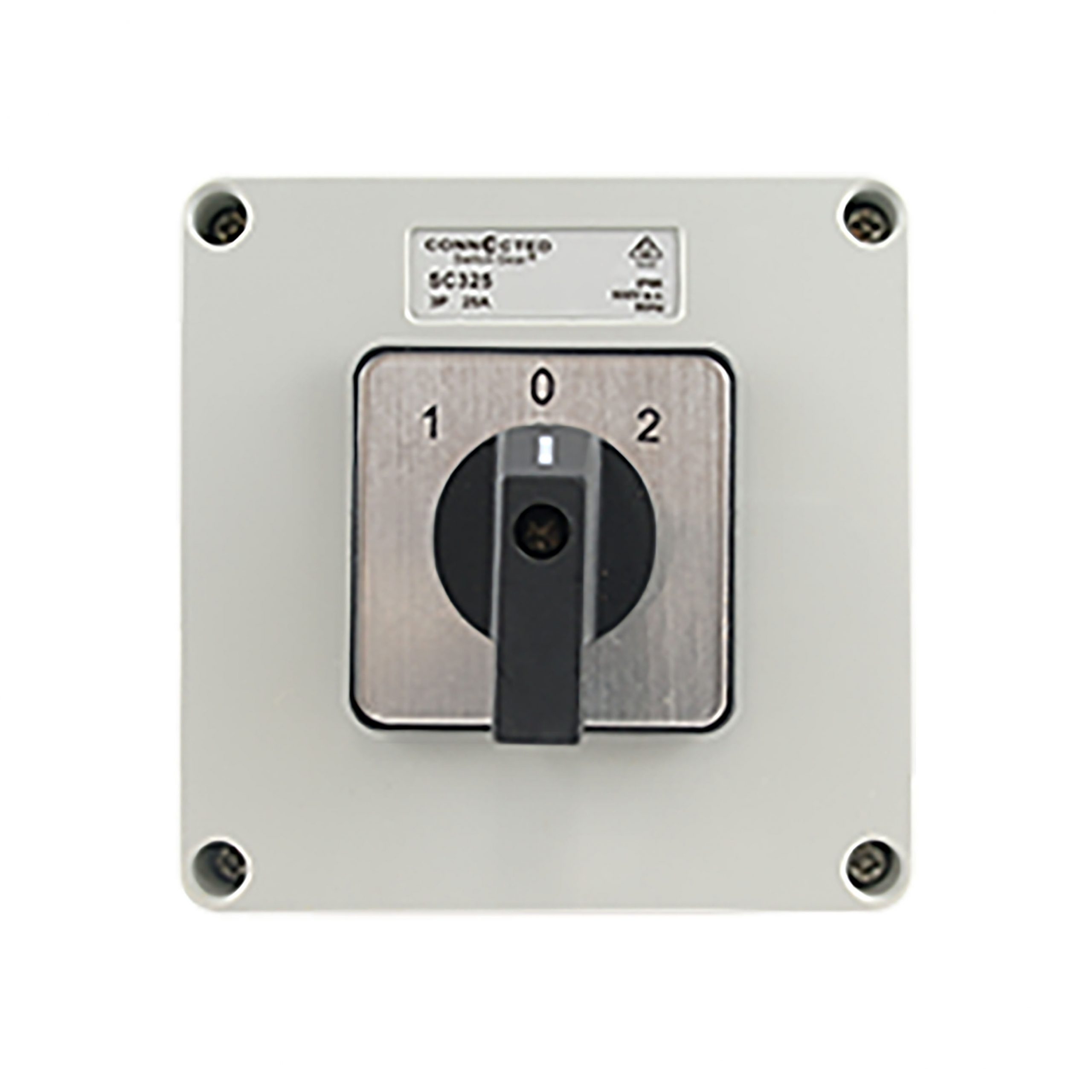 25A Changeover Switch 3 Pole 500V AC IP55 Connected Switchgear