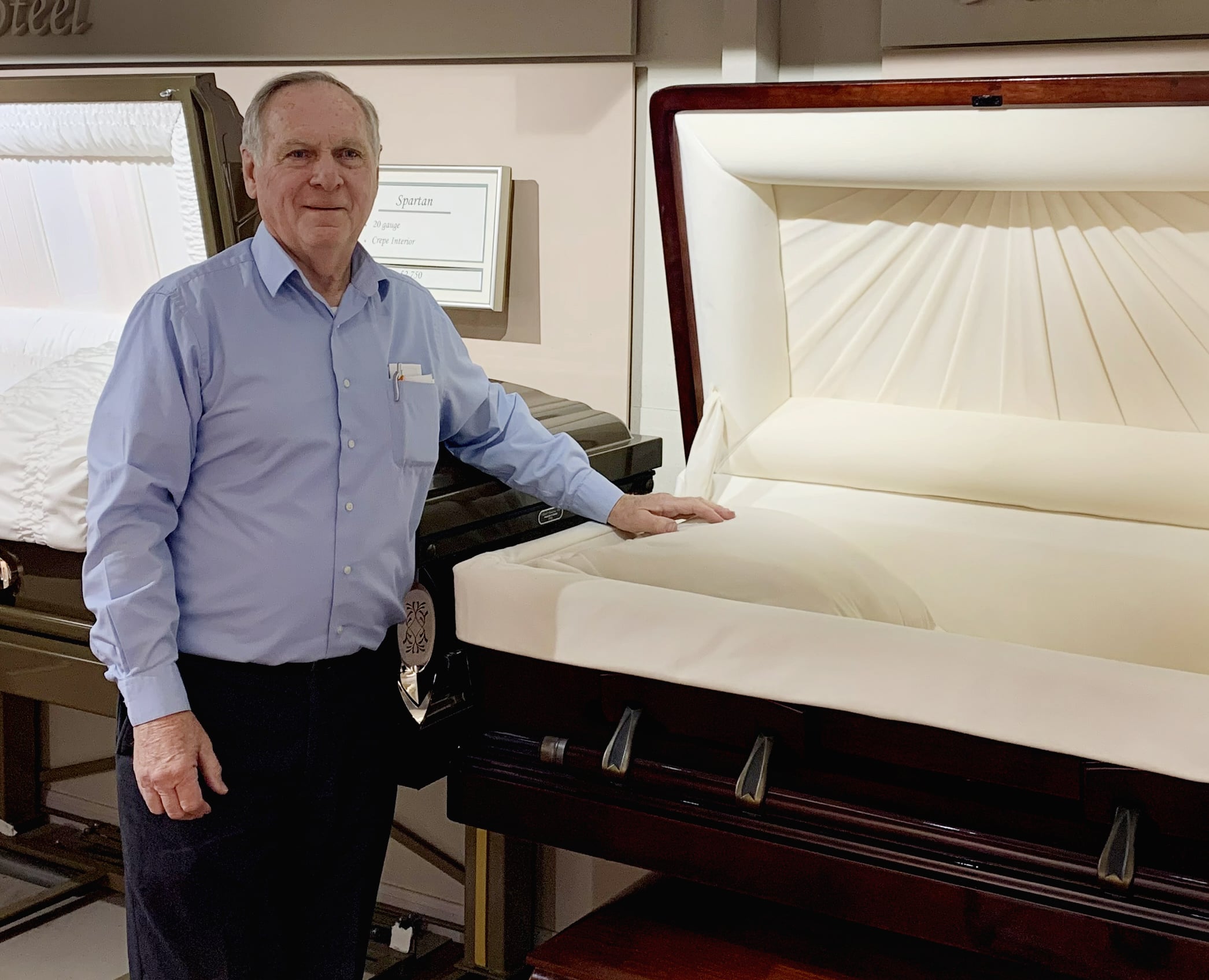 Funeral Home Owner David Swick Wins January Private Label Casket