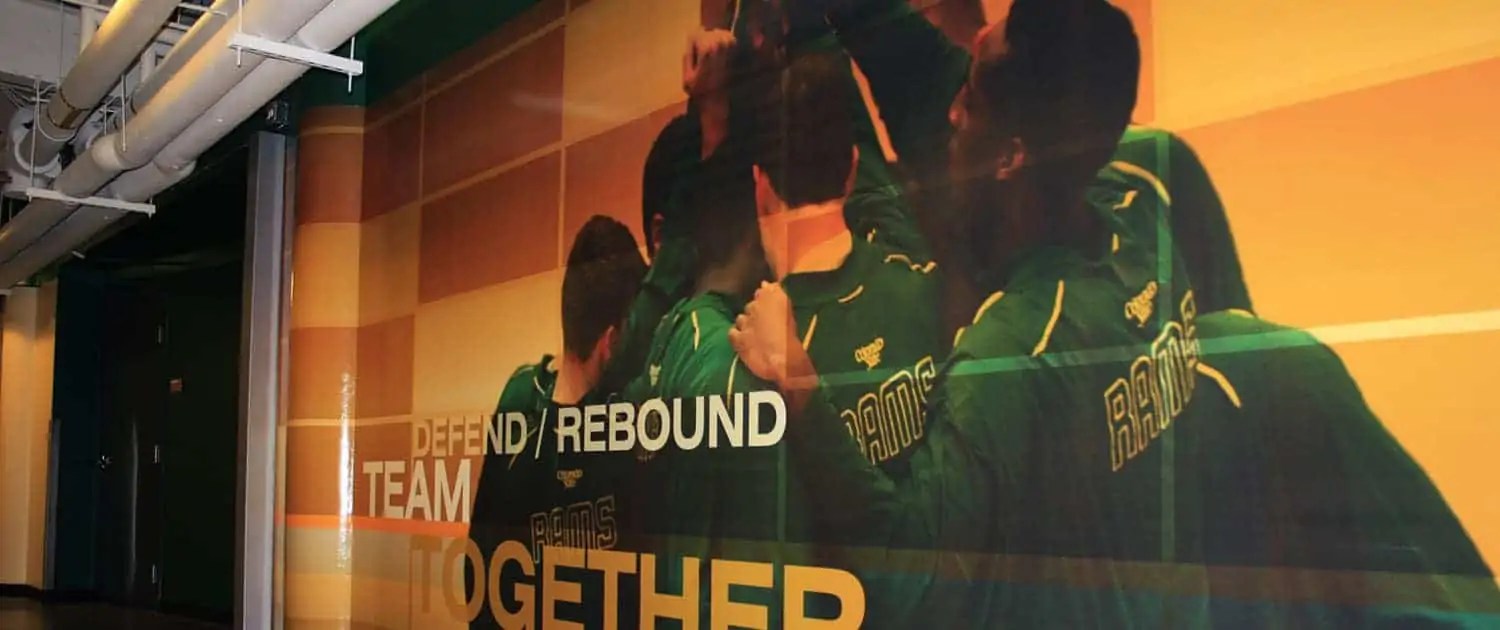 Custom Wall Graphics CSU Arena & Sport Wall Graphics