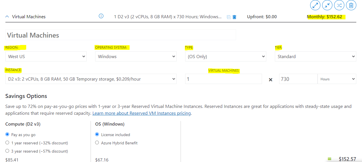 How to use Azure Pricing Calculator CSP/MSP 24 x 7 Support