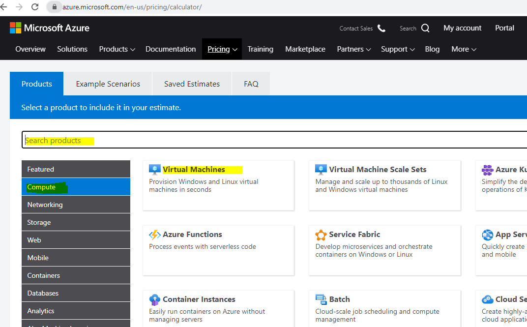 How to use Azure Pricing Calculator CSP/MSP 24 x 7 Support