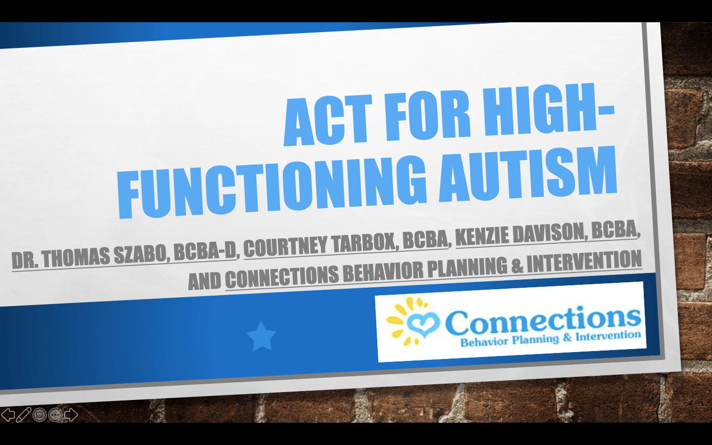 ACT for High Functioning Autism with Dr. Thomas Szabo, BCBAD