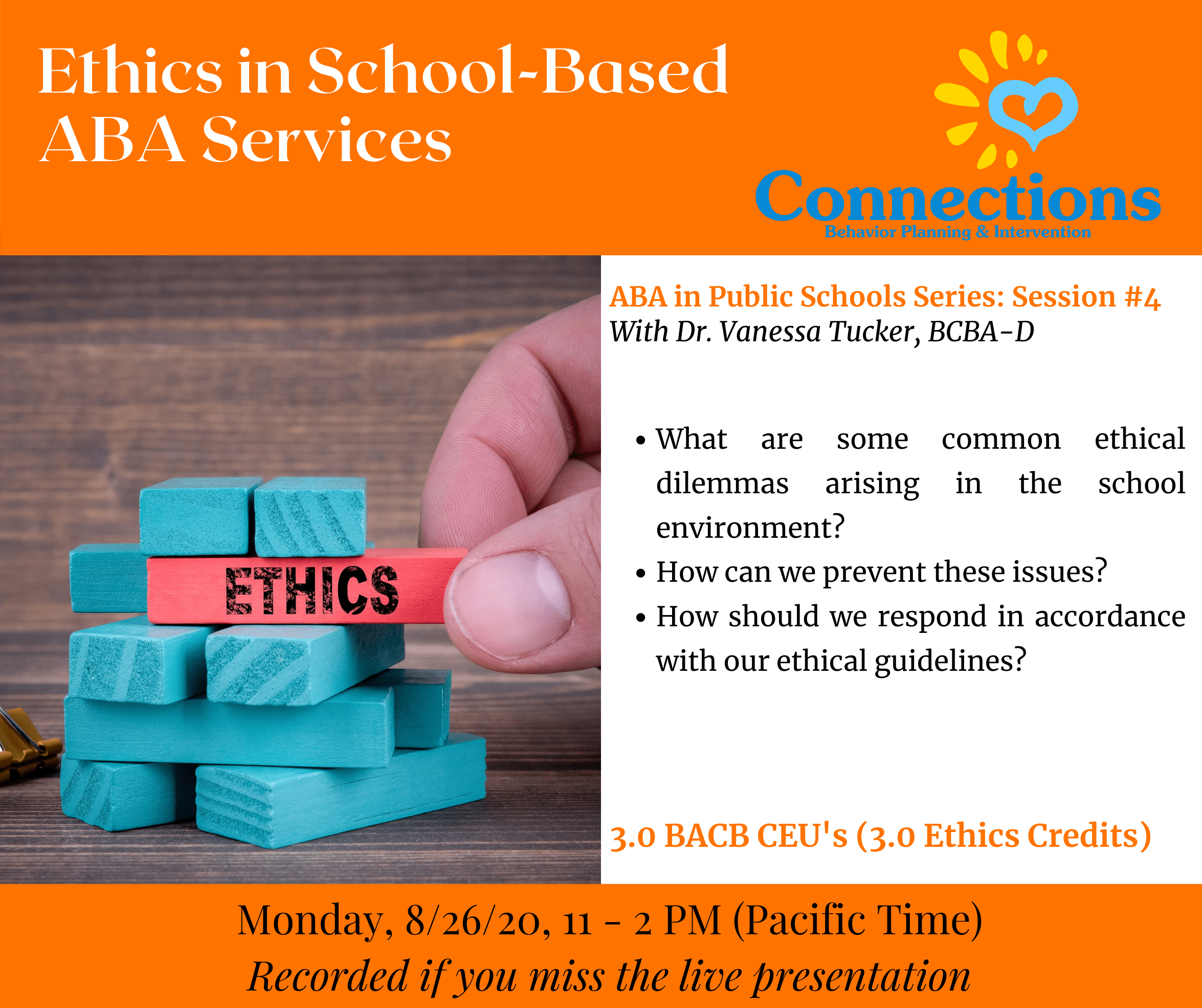 Ethical Issues in SchoolBased ABA Services with Dr. Vanessa Tucker