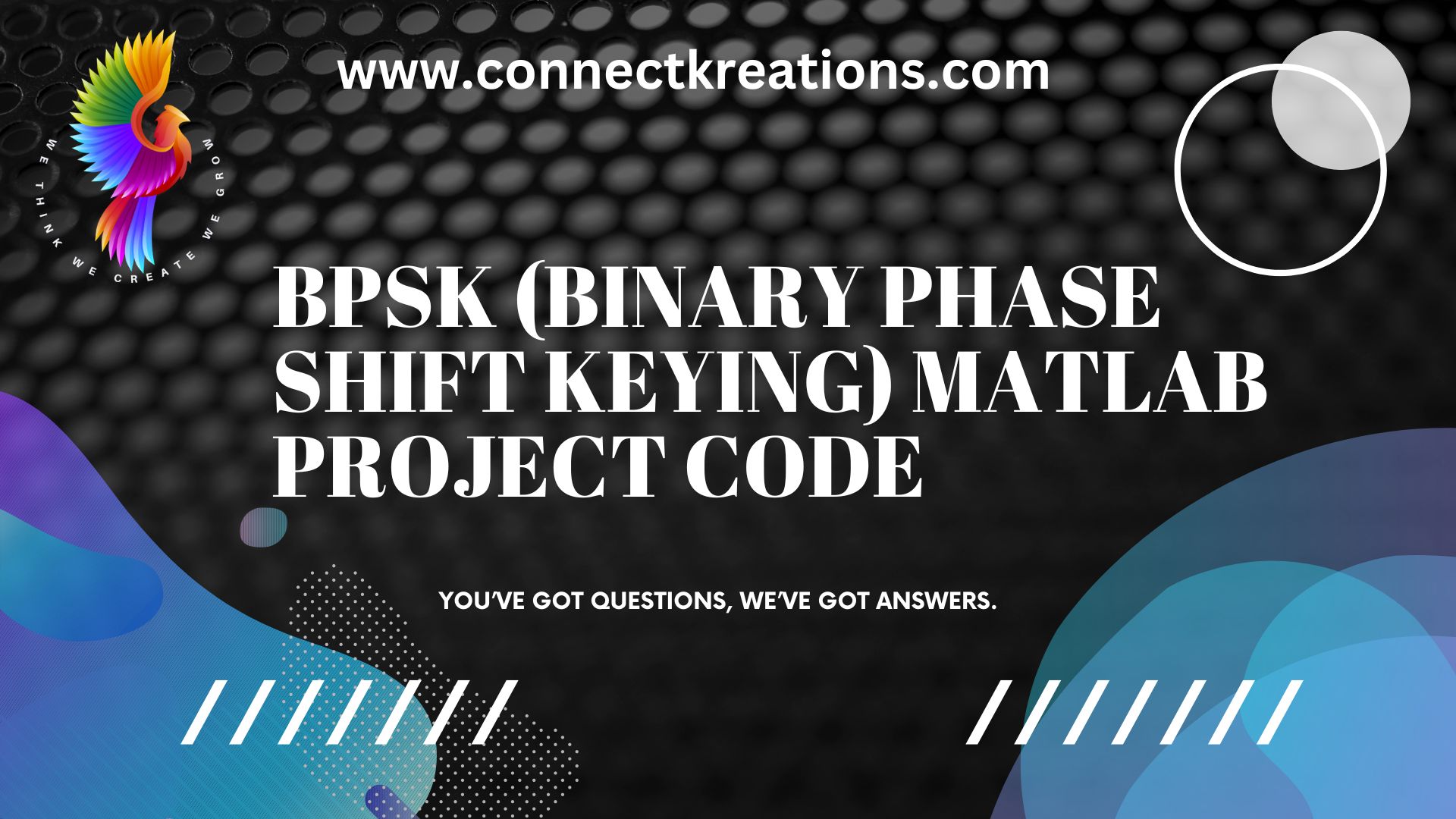 BPSK(Binary Phase Shift Keying) Matlab Project Code Connect Kreations