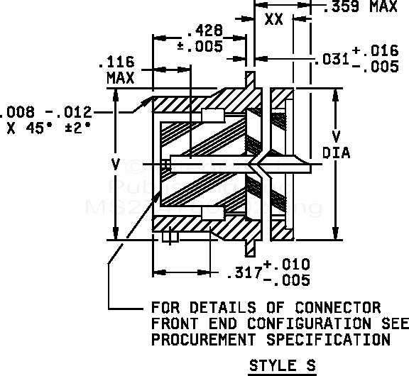 MS27478 Connectors, Receptacle, Electrical, Solder Mounting, Solder Type, Hermetic Seal, Series Ii