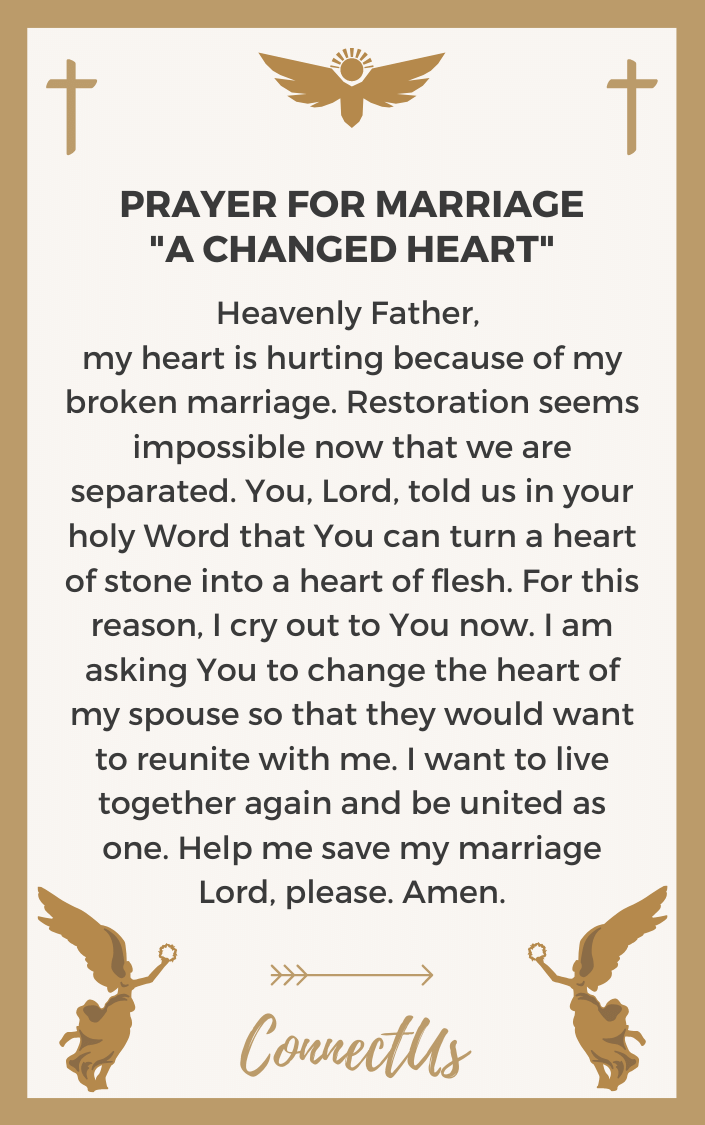 11 Strongest Prayers for Marriage Restoration after Separation ConnectUS