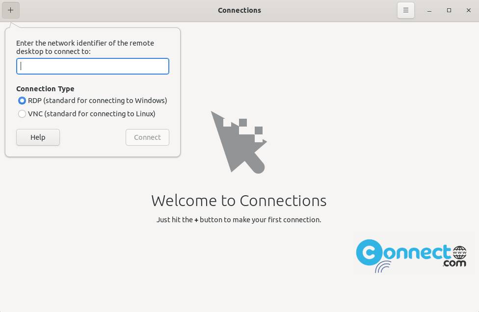 Connections Remote Desktop Application