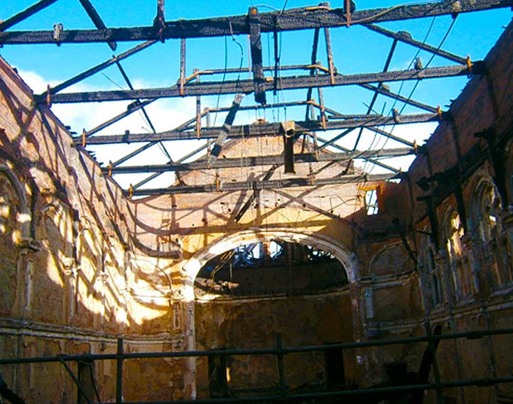 FIRE DAMAGED WEST BROMWICH INSTITUTE Connell Brothers