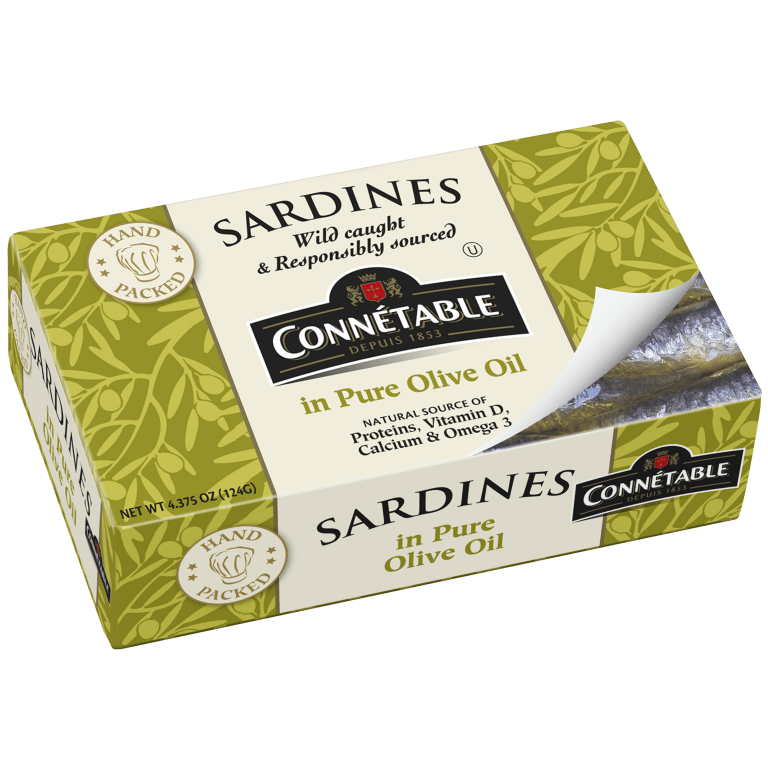 Our Plain Sardines, In Pure Olive Oil Connétable