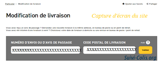 Compléter mon adresse de livraison Aide en ligne Laposte.fr